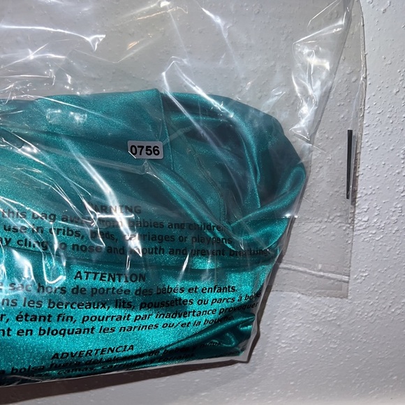 VTG LORD & TAYLOR Peacock Green Embroidered Floral Chemise Mini Slip Dress Large - Picture 14 of 14